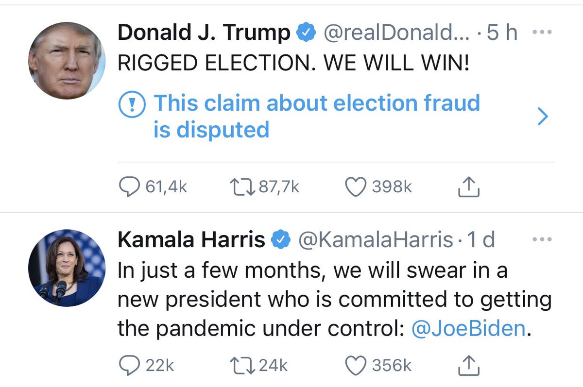 backman_susanne's tweet photo. Someone in full #denial  #bidenharis2020 #TrumpOut https://t.co/HXneXzY4Is