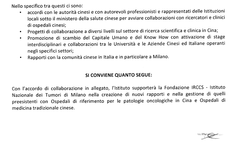 Some funding is involved....Anyone good at Italian feel free to comment?