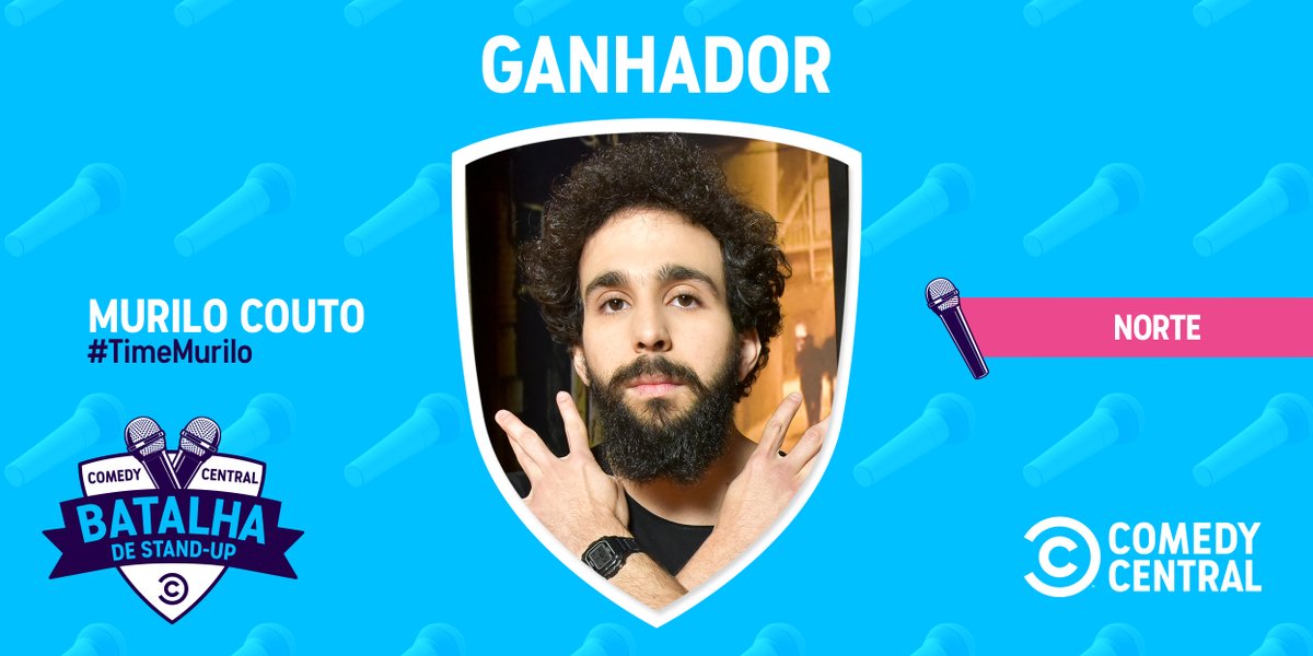 ComedyCentralBR's tweet photo. FOI DO #TimeMurilo, e assim ele passa para a próxima fase da Região Norte! Essa #BatalhaDeStandUp foi emocionante, hein galera? https://t.co/BjjwrVRcBQ