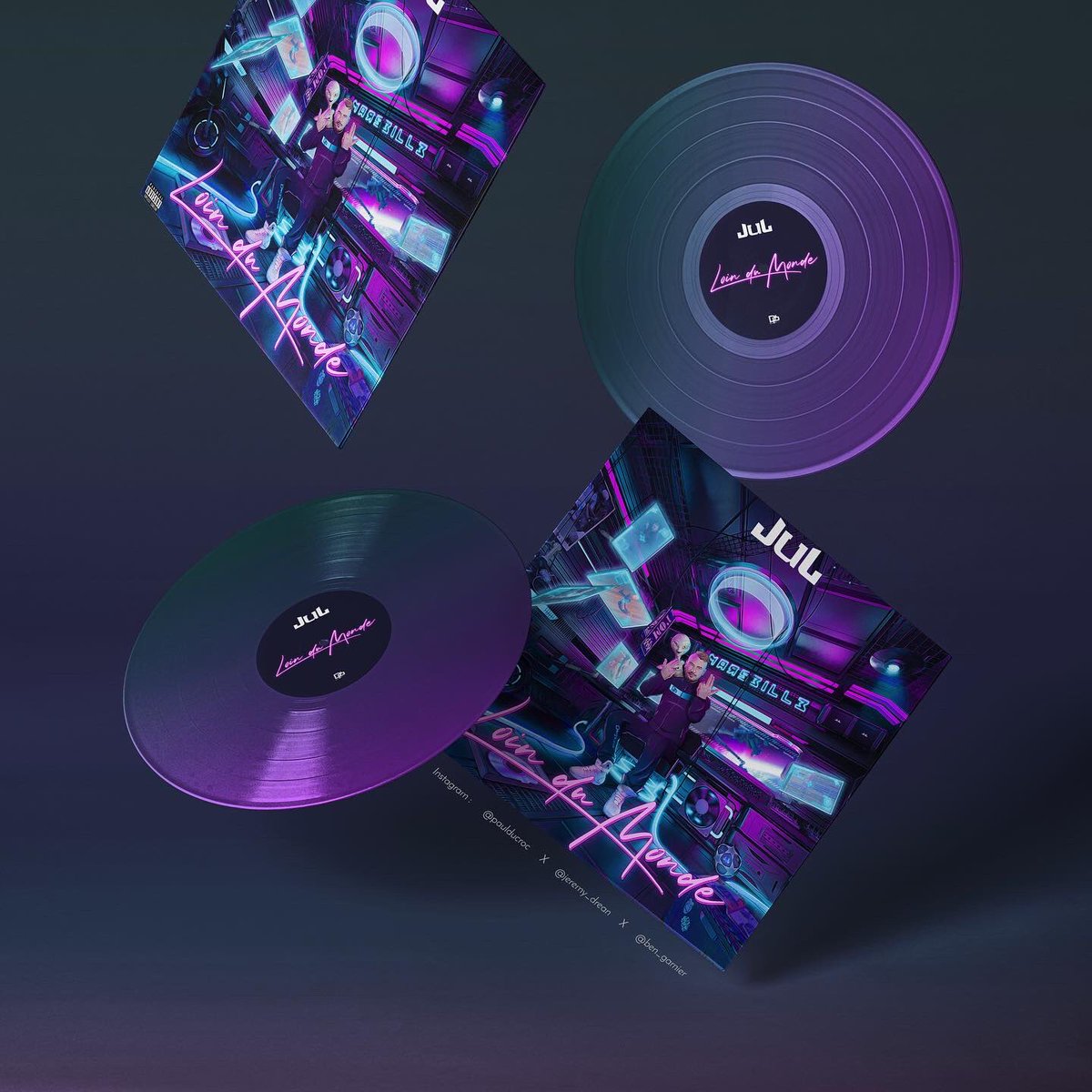 Paulducro010597's tweet photo. @jul Avec @SerialEdits et Jeremy Dréan nous vous présentons notre proposition de cover pour le nouvel album de @jul « loin du monde » j’espère que vous aller kiffer mes gâtés https://t.co/lm07rr7Qnf