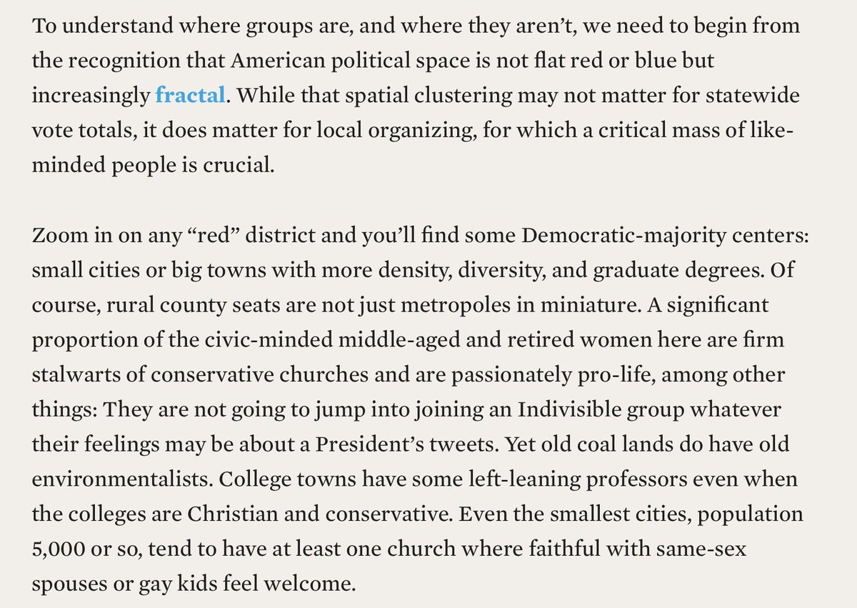 Summing up countywide totals is on the one hand really useful & on the other consistently misleading, if it makes us imagne regions moving in internal unison. Often it's internal *divisions* that're powering political dynamics: driving opposing shifts that net out to small change