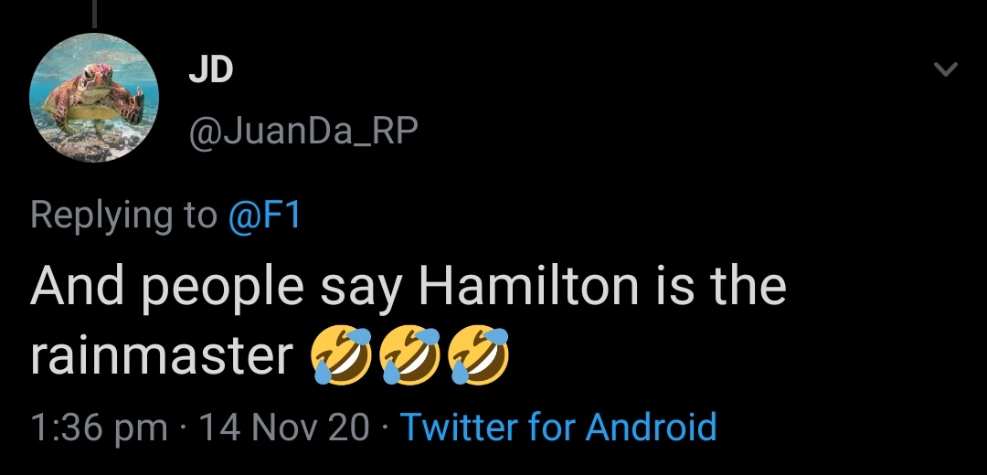 suhailpat's tweet photo. A few comments post qualy yesterday 😂😂
Thoroughly enjoyed arguing with Lewis hater's this weekend, you guys made my weekend! #TurkishGP #TeamLH #lewishamilton #7 https://t.co/1UcdfIadjZ