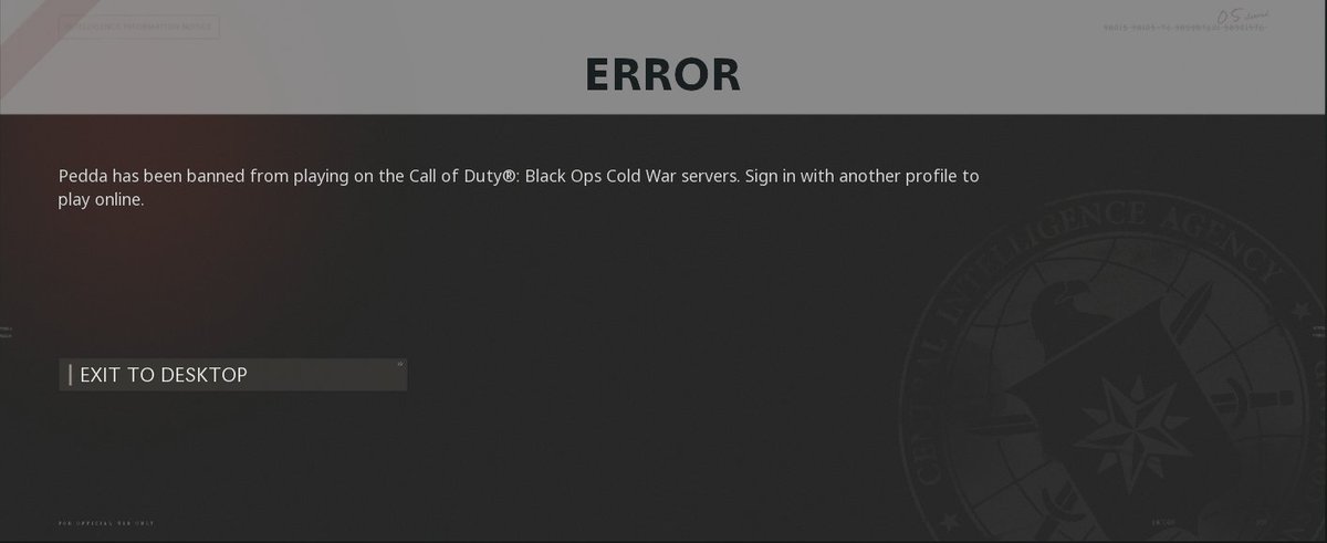 SuterSu's tweet photo. @Activision ähm seit wann wird man gebannt wenn man Kampagne spielt? #wtf #whyme #help https://t.co/rk8fL5WTgx