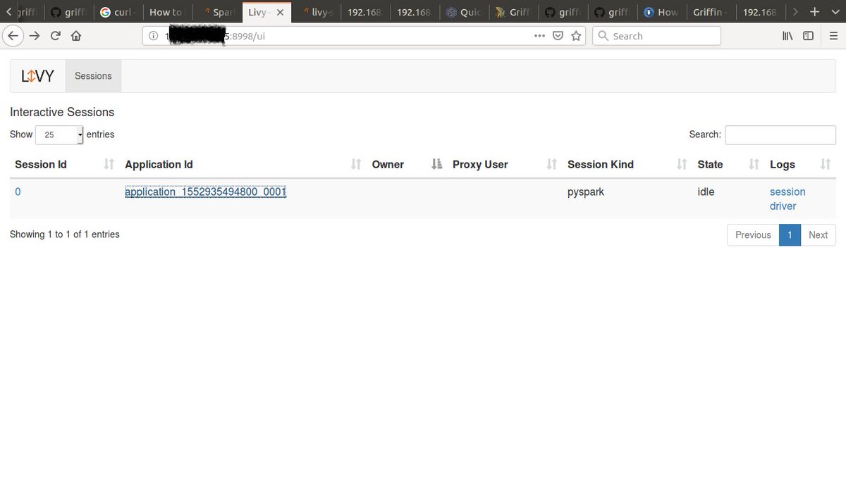 kaviranga's tweet image. Configured and tested #Apachespark job monitoring via #Apachelivy 🙂. It is perfectly worked on #CentOS #bigdata .