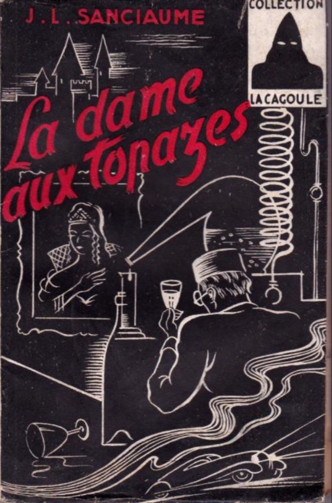 Published by La Bruyère from 1945-1951 Collection La Cagoule was one of many imprints looking to bring back the Roman Policier to French life. It was hard work...