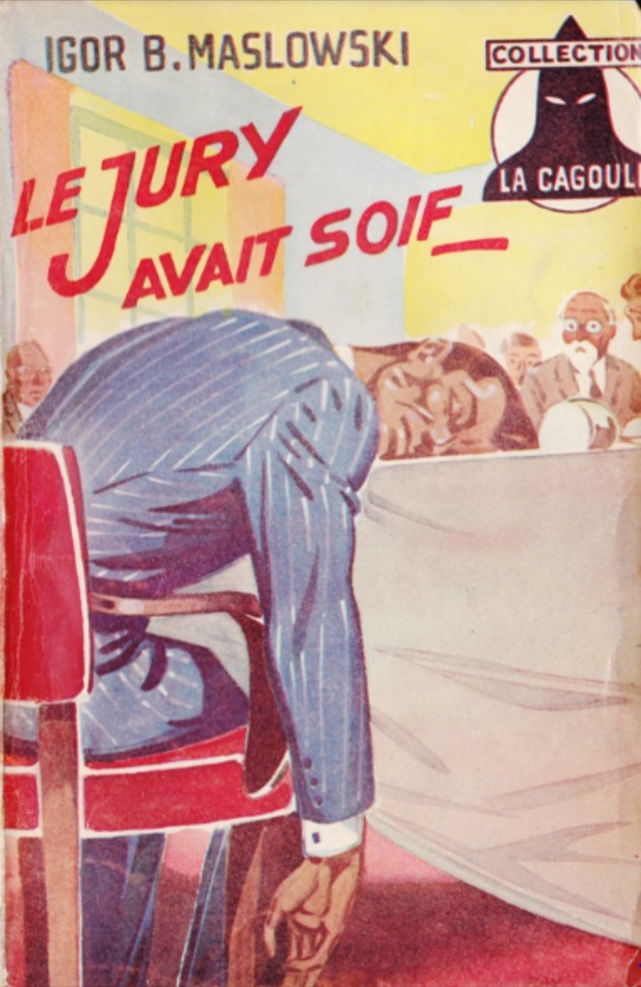 But... it sold. Collection La Cagoule racked up 83 new novels in six years, mostly crime dramas and detective novels with a traditional angle. For many they were a welcome distraction whilst people waited for the Trente Glorieuses to kick in.