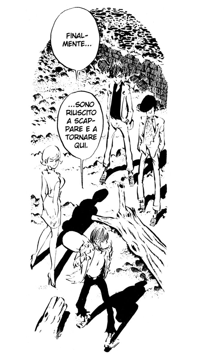 モンキー・パンチ先生の「ルパン三世(1967～1969年)」の絵の魅力は何と言ってもペンの強弱のつけ方と影! それとスクリーントーンもよく効果的に使われている。 