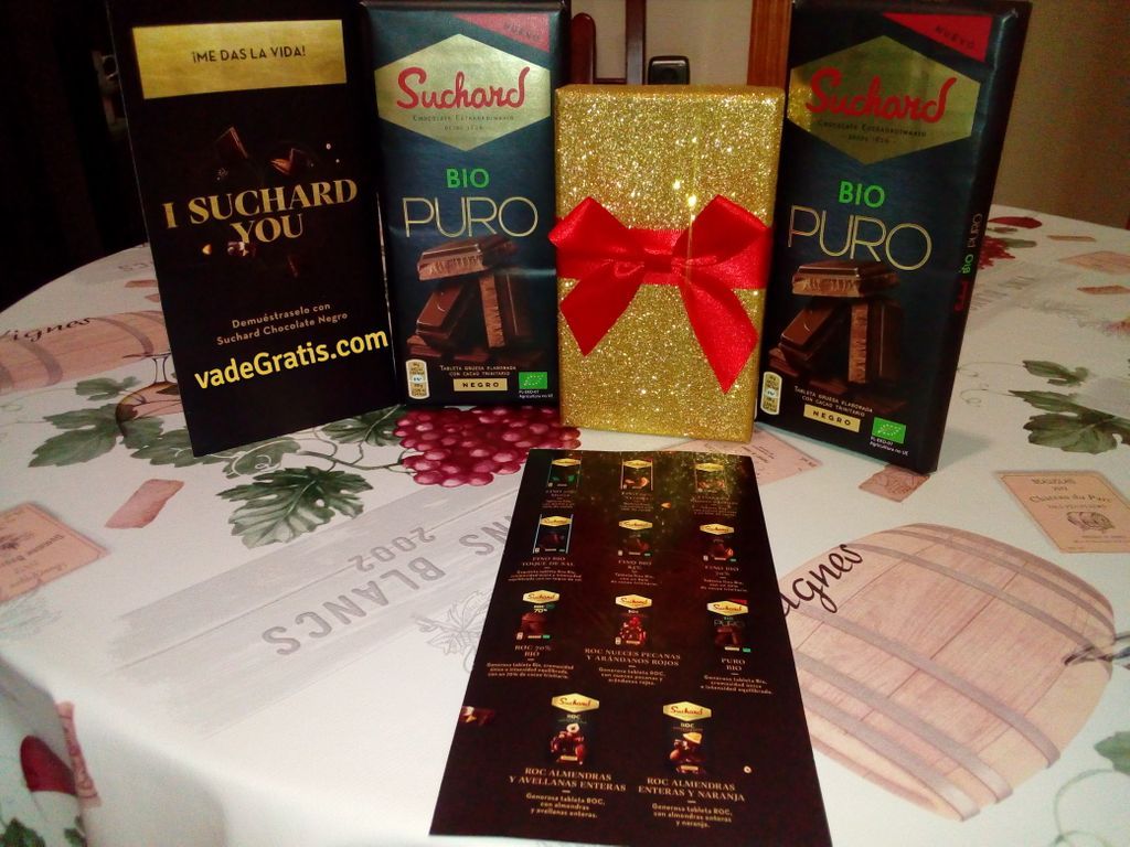 vadeGratis's tweet photo. Recibidos los chocolates BIO Puro de @Suchard_ES en el que ganamos en su concurso. Si no quieres perderte ningún concurso por Momento Ganador, únete en: https://t.co/uUDl8P4hg0 #Vadegratis #Suchard #PremioDirecto #Ahorrar #SuchardBIO #pruebaproductosgratis #cosasgratis https://t.co/MxMlORzD6q