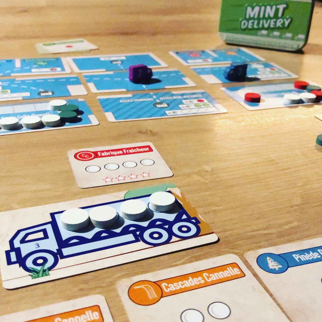 Hamtaro's tweet photo. J’ai retenté #MintDelivery contre Sonic. J’ai pris bien en main l’ #ia et ce jeu me semble un très bon petit jeu #solo ! Perdu 24 à 28... #j2s #boardgames #juegosdemesa #brettspiel https://t.co/s3t1F7Pn5K