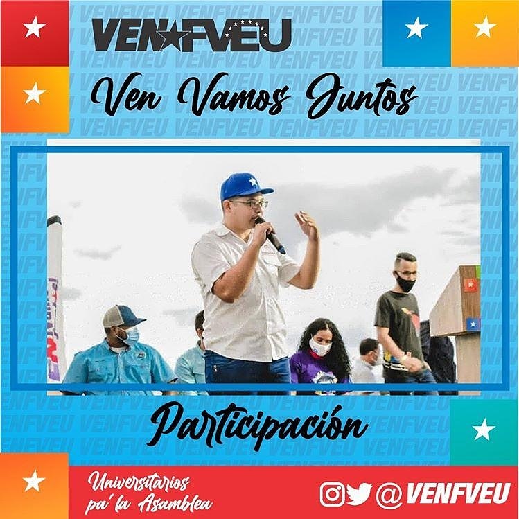 Una activa participación Ciudadana con propuestas y actitud de cambio es la @fveuoficial plantea a todo el estudiantado Universitario .
.

#VenVamosJuntos #FVEU  #YoSiVotoFVEU #6D #UniversidadEnCasa #Democracia
