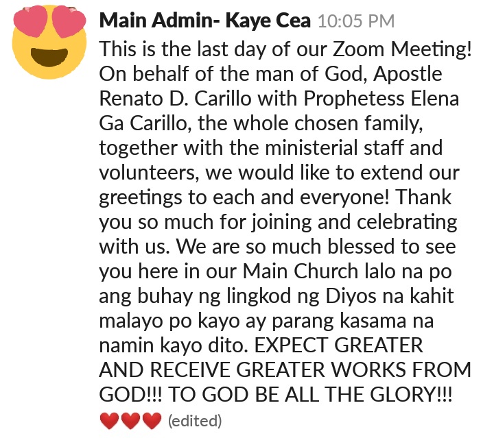 daphneeangel's tweet photo. Ang laki pong karangalan na naging part nito ngayong anniversary 😍😇
💚💚💚
#JIOSWM31stAnniv
#Greater3xWorksOfGod
#ProjectRevival 🙏🏻 https://t.co/3K0fWEYEAv