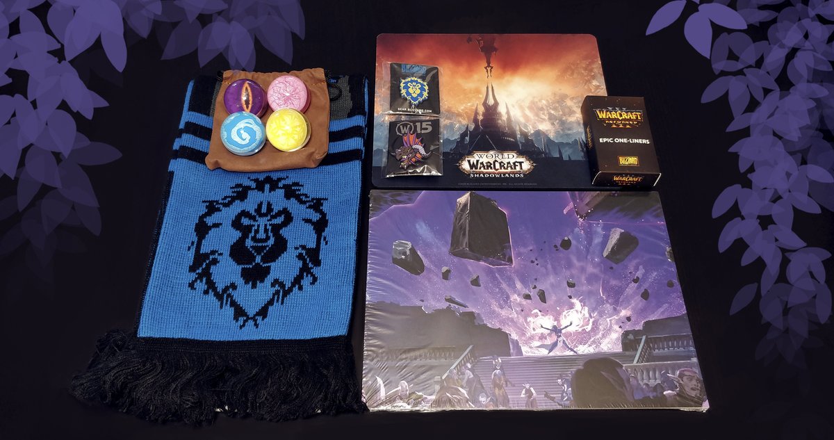Namwhan_art's tweet photo. 🎁 #Concours #2 🎁

Pour la sortie de #Shadowlands, @Warcraft_FR m'a envoyé des goodies à vous faire gagner !

Pour participer : 
✅Follow @Namwhan_art &amp; @Warcraft_FR  
🔁RT ce message

Bonne chance à tous 💛

🗓️TAS : 18/11/2020 https://t.co/zK2zxiFXWP