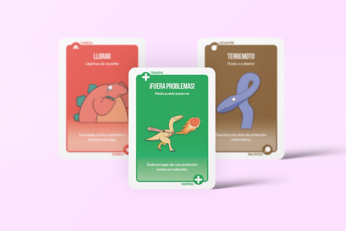 dino_madness's tweet photo. In Dino Madness you can also cheat to prevent meteorites from crushing you. Will you dare to use the cheat cards?
#BBG #labsk #bggcomunity #boardgame #DinoMadness #cardgame https://t.co/FNZAi4cQqi