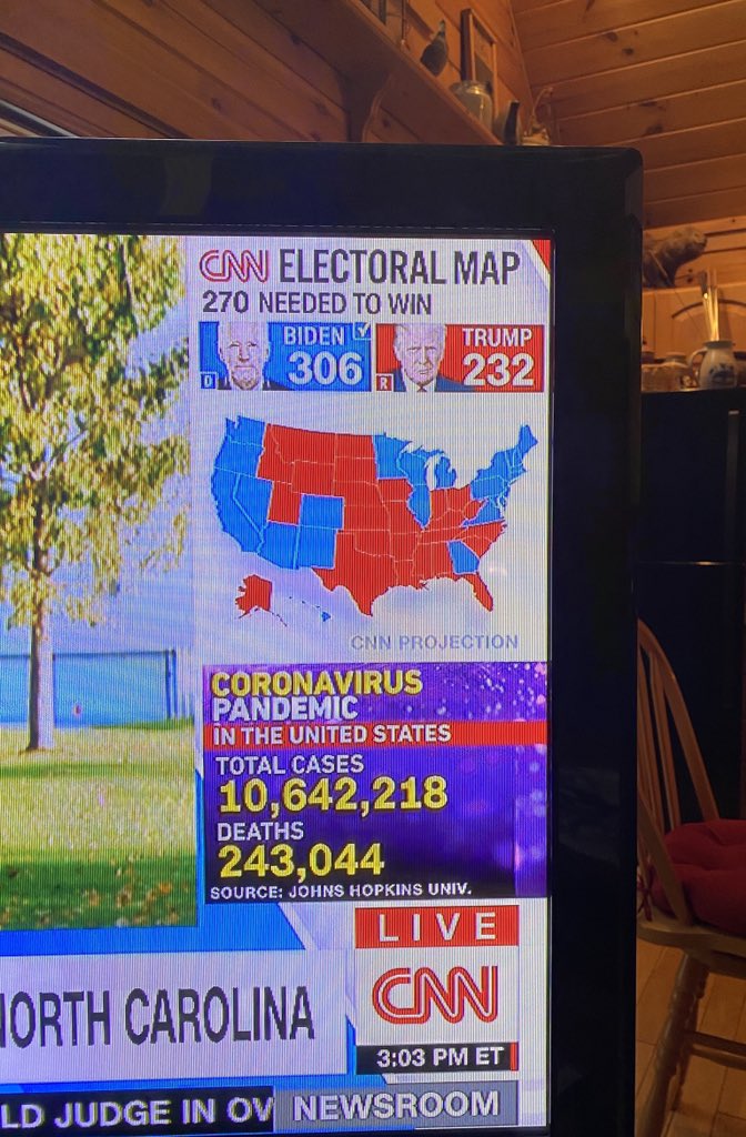 KeyElements13's tweet photo. @realDonaldTrump Biden won by a “landslide”, the same number of Electoral College Votes that you got in 2016, that’s your real issue, you can’t comprehend that someone else is more loved and adored than you are. https://t.co/ivMYt0Ucn3