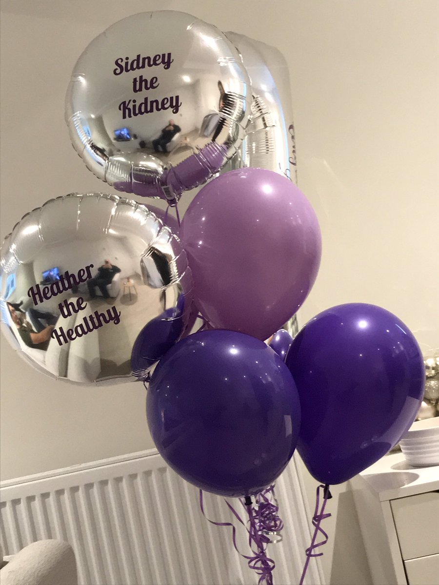 barclerk's tweet photo. Today is the first anniversary of my son Sean’s kidney transplant donated by his amazing Mum with the marriage of Sidney the sickly kidney to Heather the healthy kidney still going strong together after a year. Truly blessed and thankful to all the team @GSTTnhs hospital #yearon https://t.co/z4eVZNx3BP