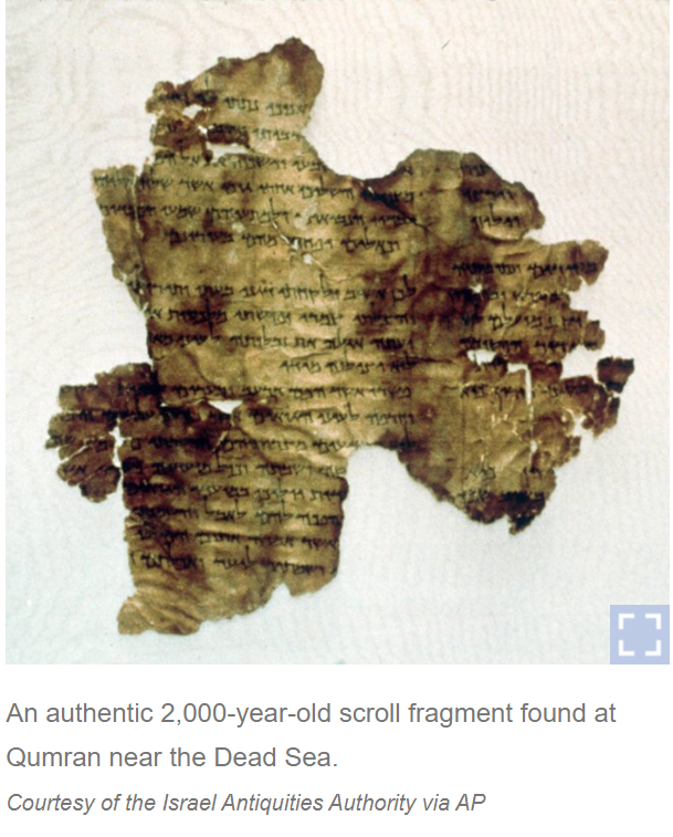 In particular, researchers found using “3D and scanning electron microscopes and microchemical testing” that the fragments, supposedly part of the Hebrew manuscript collection (Dead Sea Scrolls), were actually inscribed on leather instead of the original ancient parchment [1].