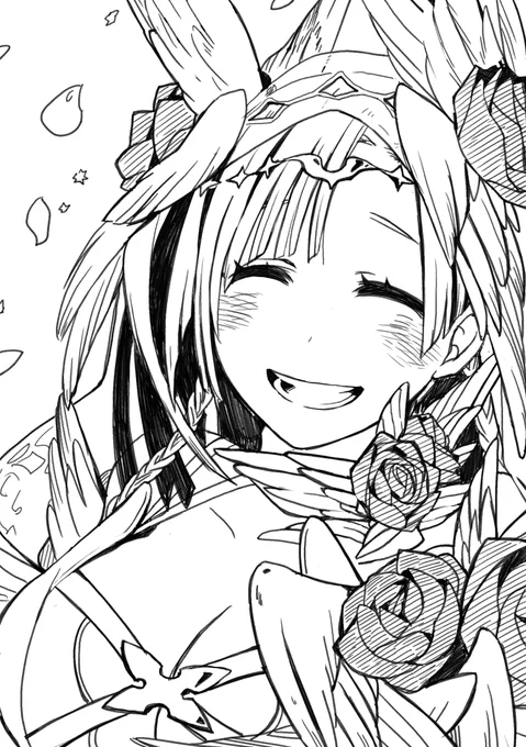 #皆さん線画と塗った後を見せてください
色塗り苦手でめっっっっったに塗らないけど奇跡的に最近あったのでタグ便乗で再掲…! 