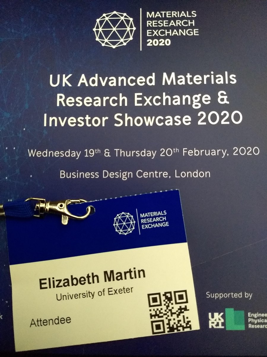 ABIOMATER's tweet photo. In February, one of our PhD students, Elizabeth, attended the Materials Research Exchange (MRE) 2020 along side some of her #XM2 colleagues. Two eventful days in London talking about what research can do for industry, while showing some of our swimmer demonstrations. #catchup https://t.co/G3Eybfl828