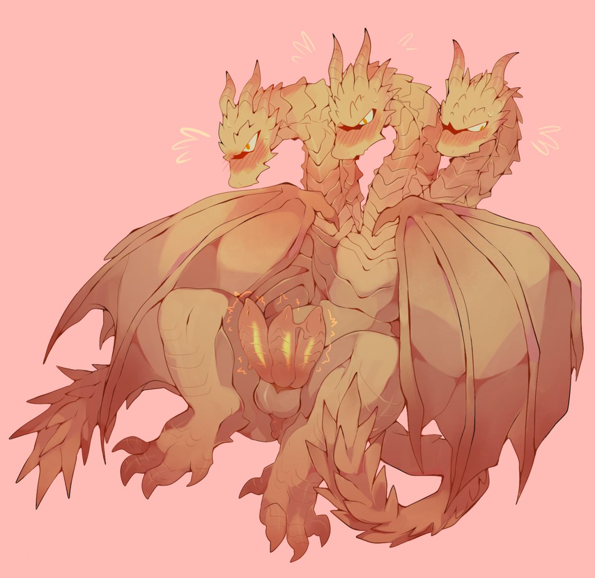 Fxckdbythehydra's tweet photo. "I see that someone has decided to see the true king..."

-NSFW take on Ghidorah from Legendary's universe

-Heavy dom lean, but can be forced to sub

-Body is usually 'anthro', can vary between make and female

-Prefers partners that are semi-lit/or lit

-Resumed below https://t.co/7FUYUx37eK