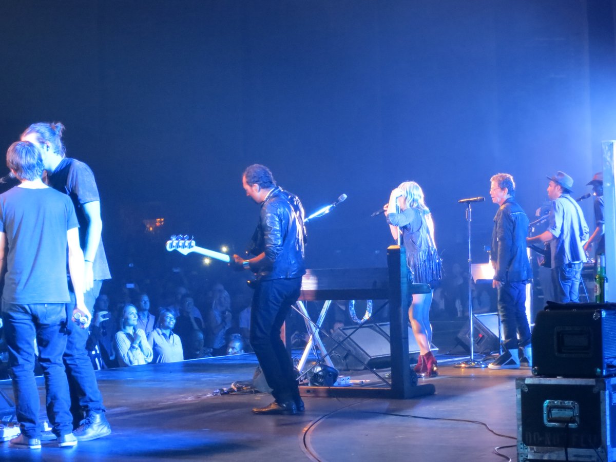 halfmoonrun's tweet photo. A little over 8 years ago, @Metric took us on our first real big tour. Towards the end we were stunned to be offered to sing harmony on 'pale blue eyes' with Metric and the one and only Lou Reed. I'm more and more grateful for memories like these as time goes on. https://t.co/MVPyrz0LB0