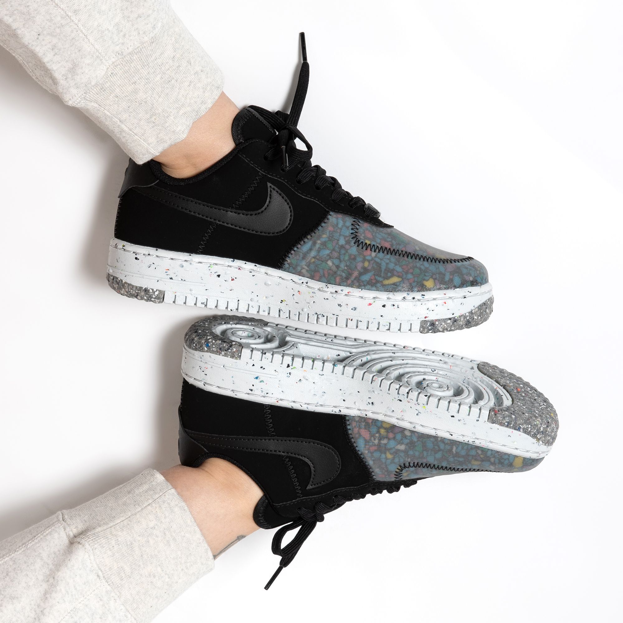 Nike Air Force1 Crater Black Photon Dust