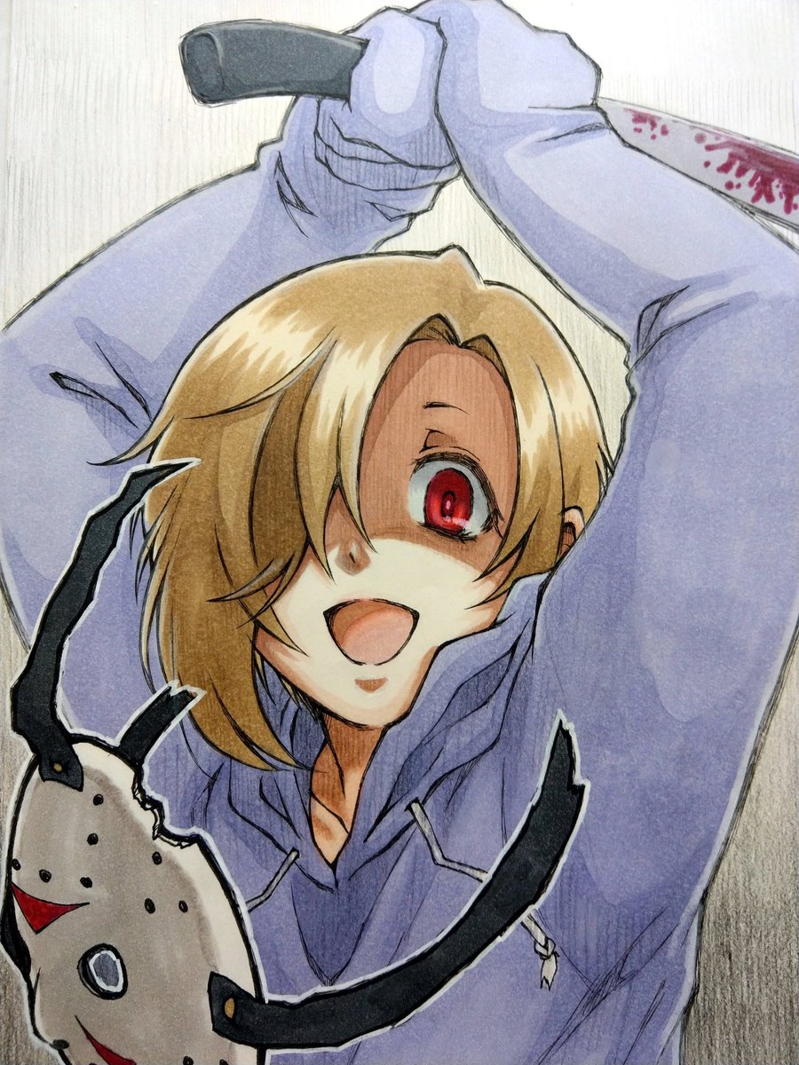 #皆さん線画と塗った後を見せてください
つい最近のですが。 