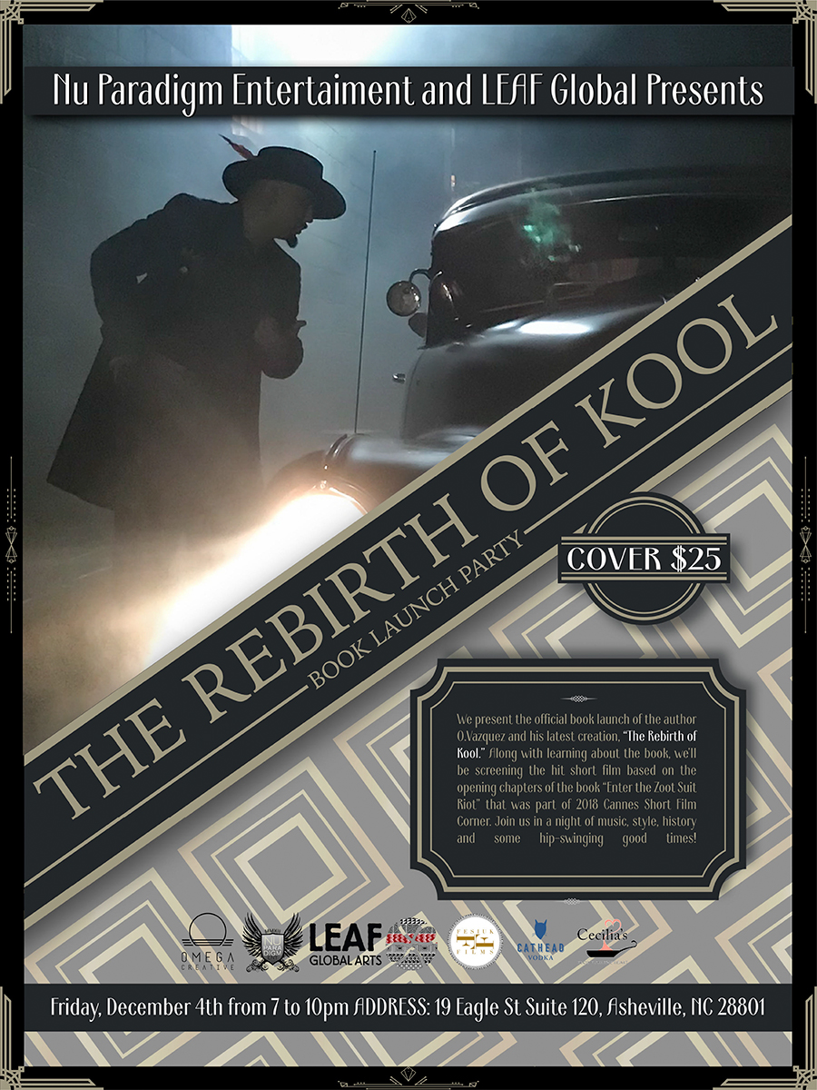 NUParadigmEnt's tweet photo. Let's celebrate! We're having a book launch event on Dec. 4th, 7-10pm at the LEAF Global Arts new center. Thank you to our sponsors Cathead Distillery and Cecilias Kitchen for contributing to our special event!! 
#TheRebirthofKool #NuParadigmEnt #OmegaCreative https://t.co/L3TzgkaR7Z