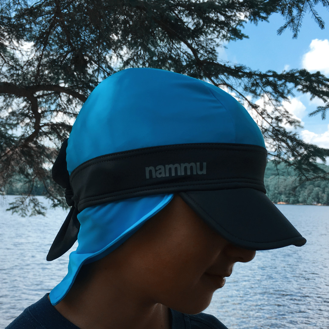 Nammu was designed to cover the ears for extra sun protection 🌞❤️😎

#chemoHair #ChemoHats #hairLoss #chemotherapy #chemotreatments #cancer #skinCancer  #chemoWorrier #chemosucks #nammuahts #USA #Covid #Australia