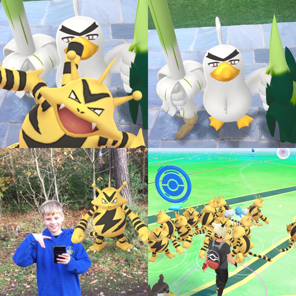 GamingDmb's tweet photo. MaffGaming and I managed to get a bit Pokemon hunting in #gosnapshot #pokemon #pokemongo #pokemoncommunity #pokemoncommunityday #sundayfunday #sundayvibes #electrobuzz https://t.co/h1Mk4qhwVa