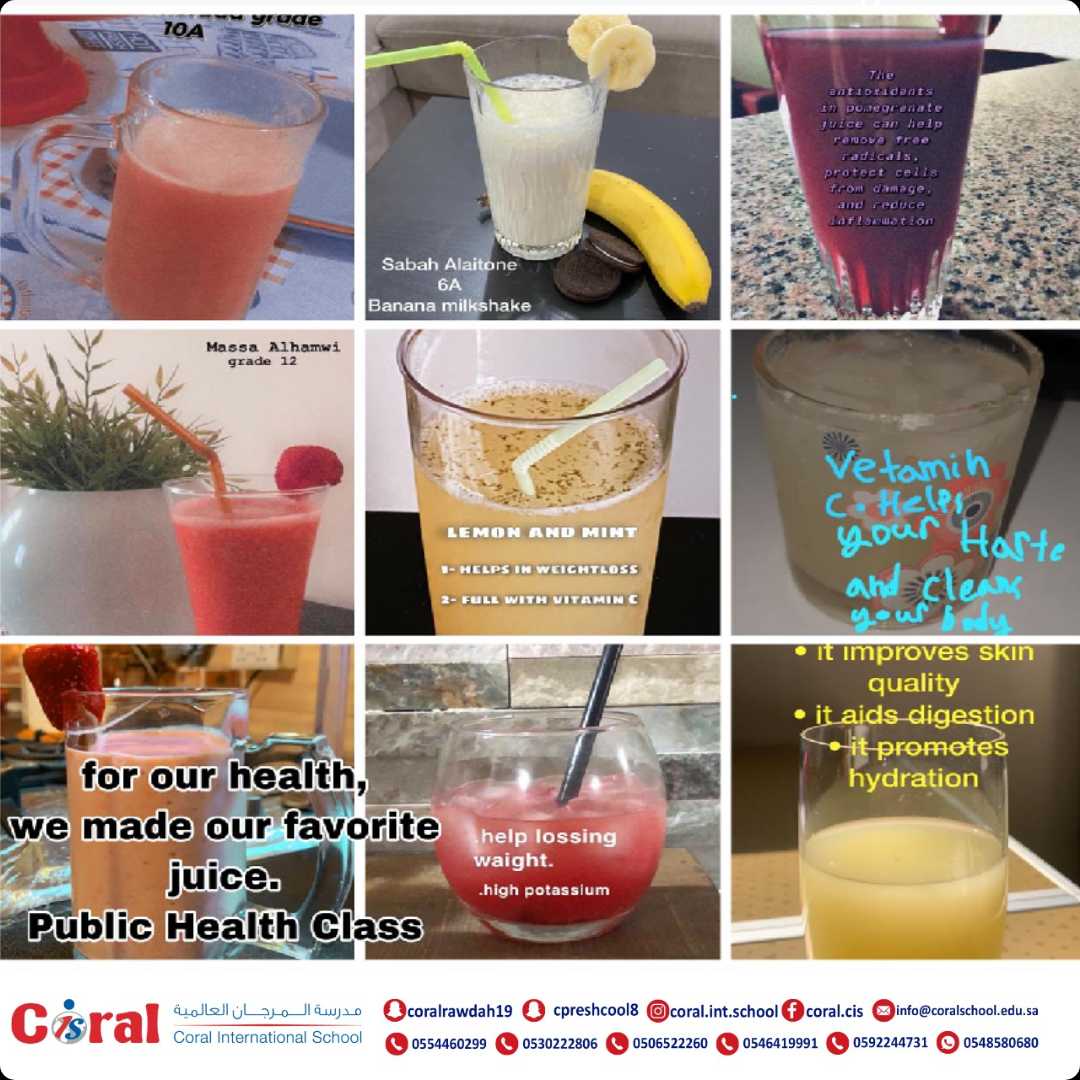 SchoolCoral's tweet photo. Public Health Class
Fruit Juice 🥤
#مكتب_التعليم_الاهلي
#mirzahanaa
#تعليم_جدة https://t.co/yAlkyfbrEr