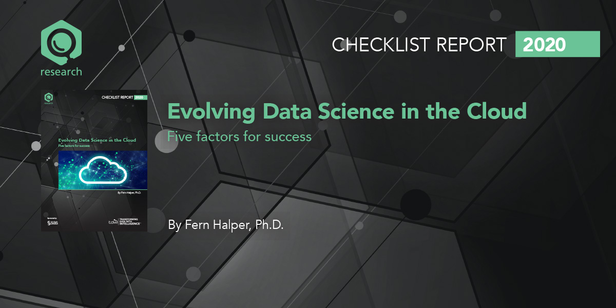 TDWI's tweet photo. Plan your #datascience use cases in the cloud with the advice in a new #TDWIChecklist Report. | https://t.co/O9fA8azo57 https://t.co/zLpbbL53dN