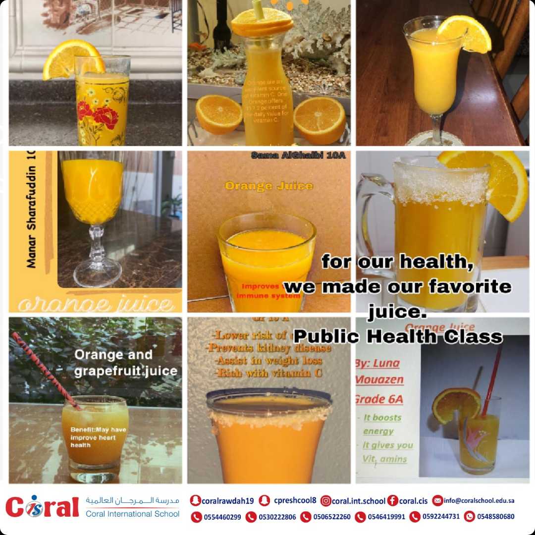 SchoolCoral's tweet photo. Public Health Class
Fruit Juice 🥤
#مكتب_التعليم_الاهلي
#mirzahanaa
#تعليم_جدة https://t.co/PeOC7X9D3T