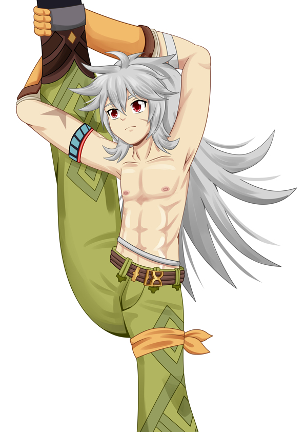 IrsanielAnwar's tweet photo. Razor Leg Hold Pose Challenge #原神 #Razor #ラゾル #少年 #ショタ #I字バランス #腋 https://t.co/CHLAaQxXxC https://t.co/CAeGxdP8RA
