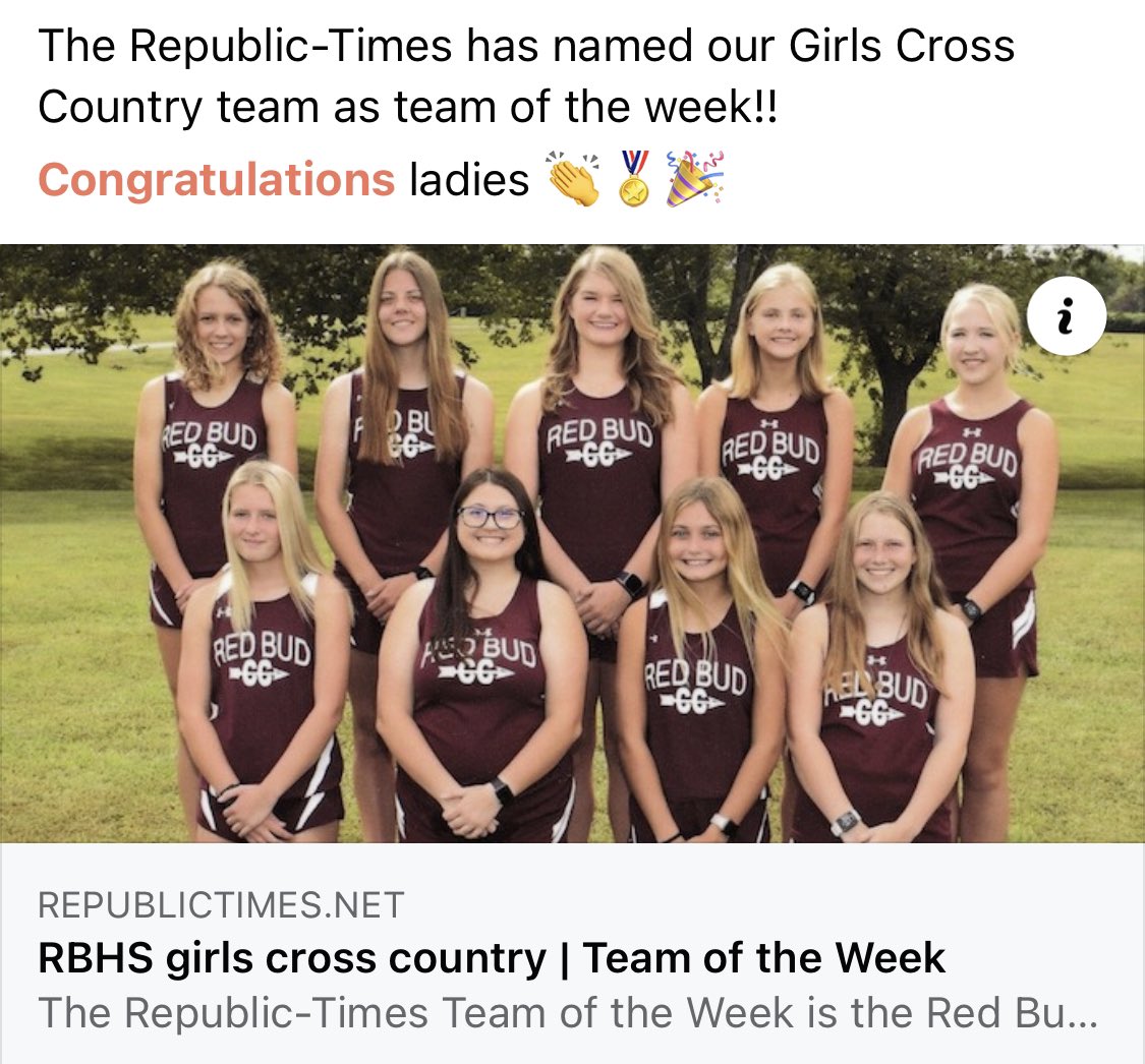 So proud of these girls! #redbud132  #rbhs