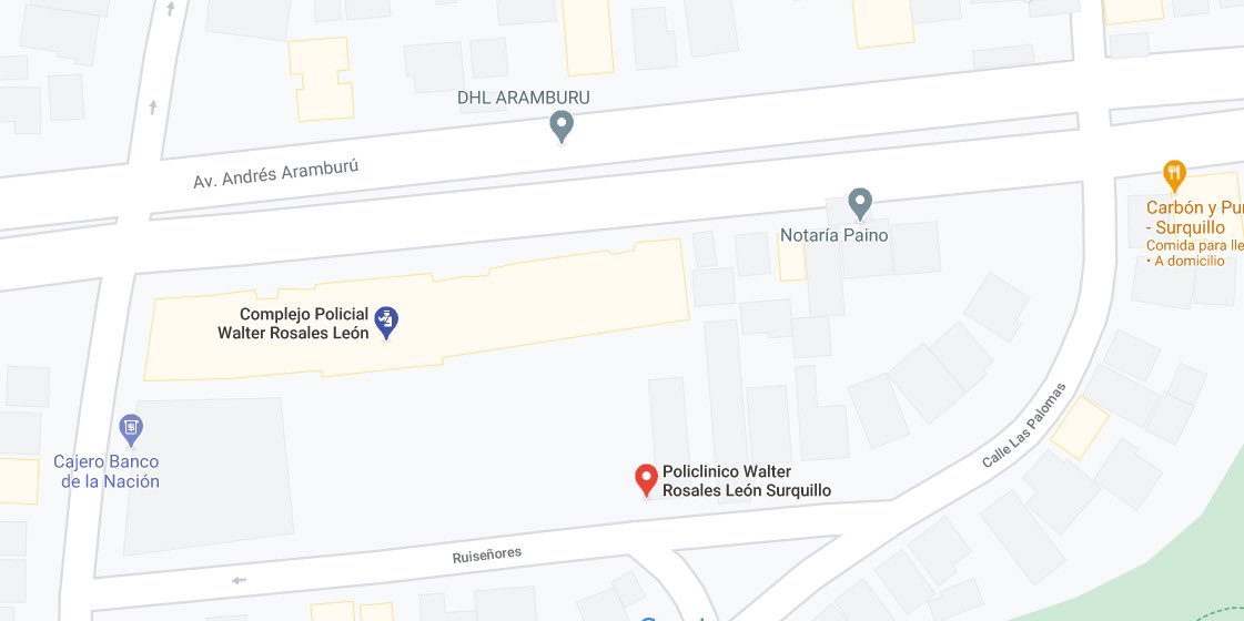 Diseniorita's tweet photo. El edificio está en Aramburú, por delante es la #DIRCRI y por detrás está el policlínico Walter Rosales.
⚠️ #ALERTA ⚠️
#Difundir #Perú
#PoliciasAsesinos
#PoliciasContraElPueblo https://t.co/i4HUyQAsqP