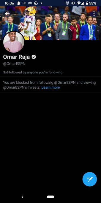 Twitter first today, I got blocked. The joke was way worth it. https://t.co/TkWBIxxZwB
