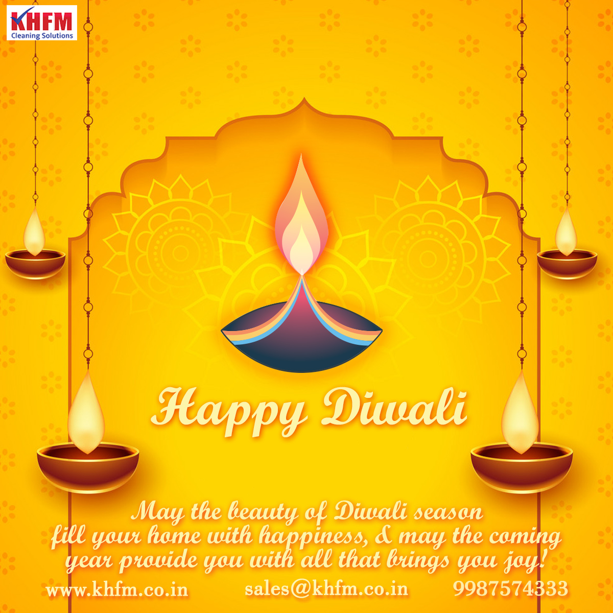 KHFMCleaning's tweet photo. May the beauty of Diwali season fill your home with happiness,
and may the coming year provide you with all that brings you joy!
So Stay Home,  Be Relax &amp; Call Us Now 9987574333 
Or Book our services on https://t.co/BUWxogkiTR
#HappyDiwali # #StayHome #StaySafe #KHFMCLEANING https://t.co/PVZeRoQVly