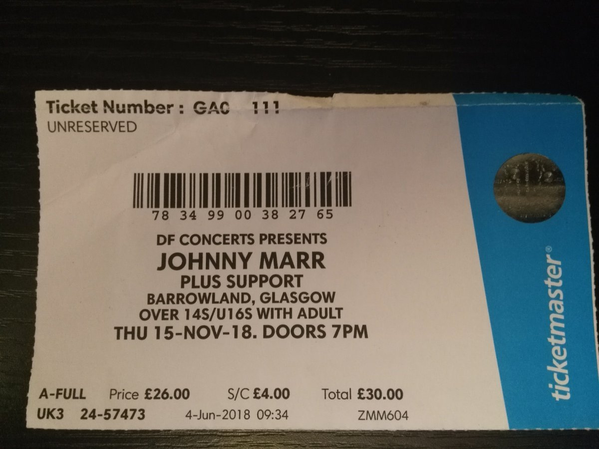 HoustonBud's tweet photo. 2 years ago tonight at a sold out @TheBarrowlands with @jasonbright16 and @greenbank94 for the magnificent @Johnny_Marr. A ridiculous 33 years since I'd last seen him play, at the same venue, with The Smiths. Need to have a word with myself. #johnnymarr #callthecomet https://t.co/TOgCI6tVBf