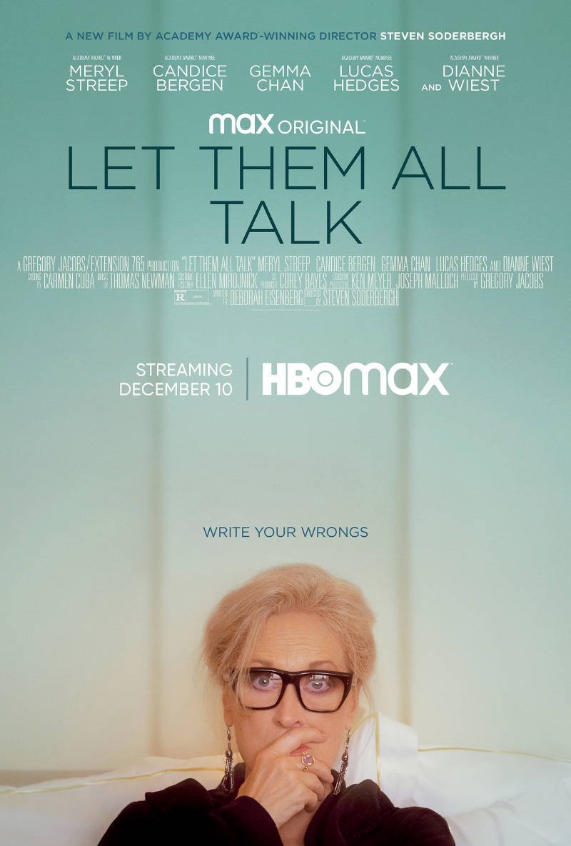 The first poster for Steven Soderbergh's #LetThemAllTalk, arriving on December 10 on HBO Max.

Watch the trailer: bit.ly/3fdvq2l