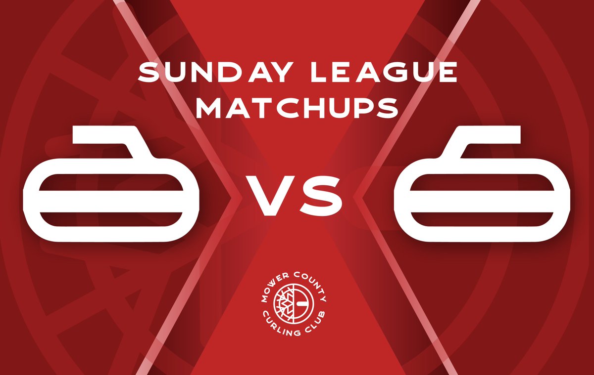 MowerCurling's tweet photo. // TODAY'S MATCHUPS //

3pm DRAW:
Sheet 1: Gross vs. Leyk
Sheet 2: Collier vs. Johnson
Sheet 3: C King vs. Baudler
Sheet 4: Annis (Bye)

5pm DRAW:
Sheet 1: Raymond vs. Vortherms
Sheet 2: J Rosholt vs. Steiner
Sheet 3: Hillberg (Bye) https://t.co/eBNqcIsrYk