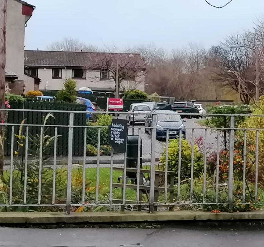 And the Edinburgh team have been busy today as well - near Blackford Ave Post Office, if you want to take a look and get a selfie :-)I ask that you don't remove them though. They are doing no harm, and it's difficult to argue against the message.  #WomenWontWheest