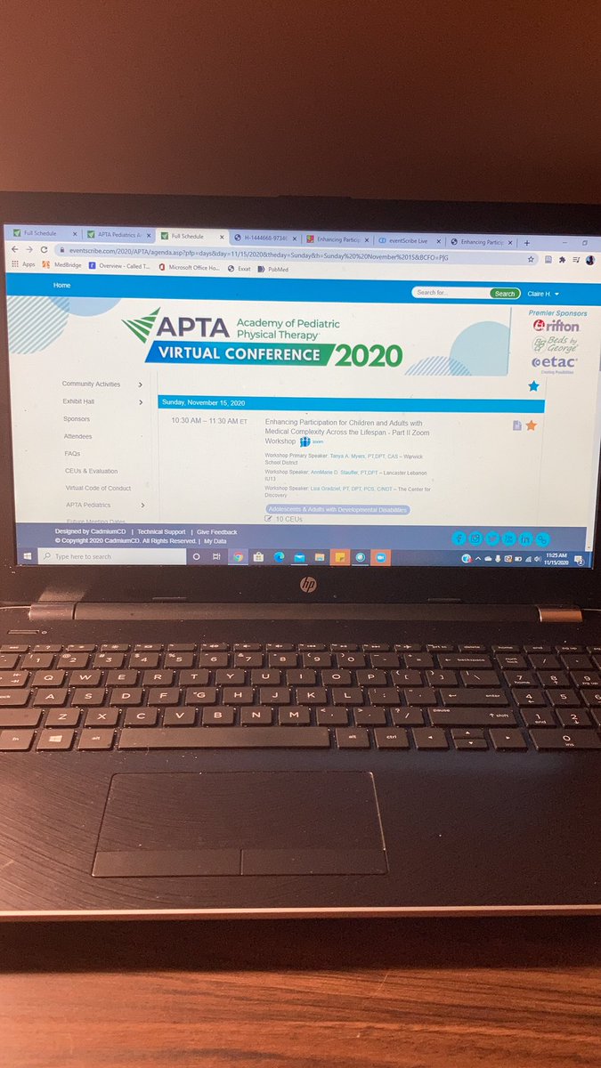 ClaireHildebra1's tweet photo. Day 2!  Here we go! @AcadPedPT https://t.co/t6OF5hOxDw