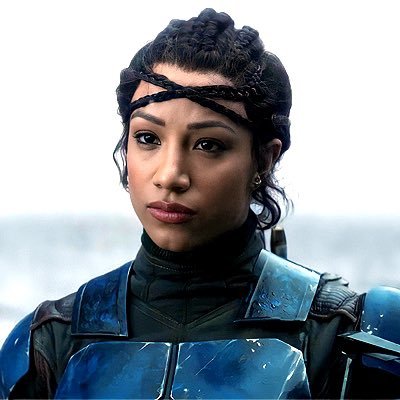 oocmandalorian's tweet photo. Sasha Banks as Koska Reeves in The Mandalorian. That's the tweet. 
#TheMandalorian https://t.co/QEGqQVWlAh