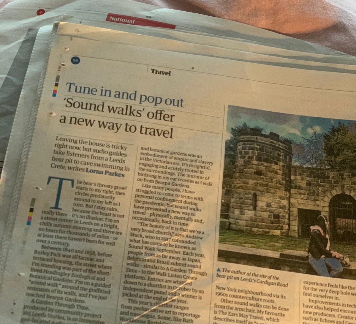 Lorna_Explorer's tweet photo. My piece in this weekend’s @GuardianTravel - how tech advances are propelling audio guides into another realm. And there are hundreds of sound walks covering hidden corners of the UK. Perfect for solitary escapism right now. #lockdowntravel #covidtravel https://t.co/adfDi7nUxv