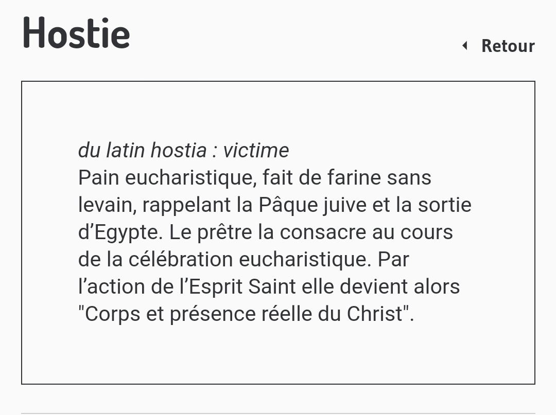 L'hostie eucharistique : #hostie  #Eucharistie  #messe  #liturgie