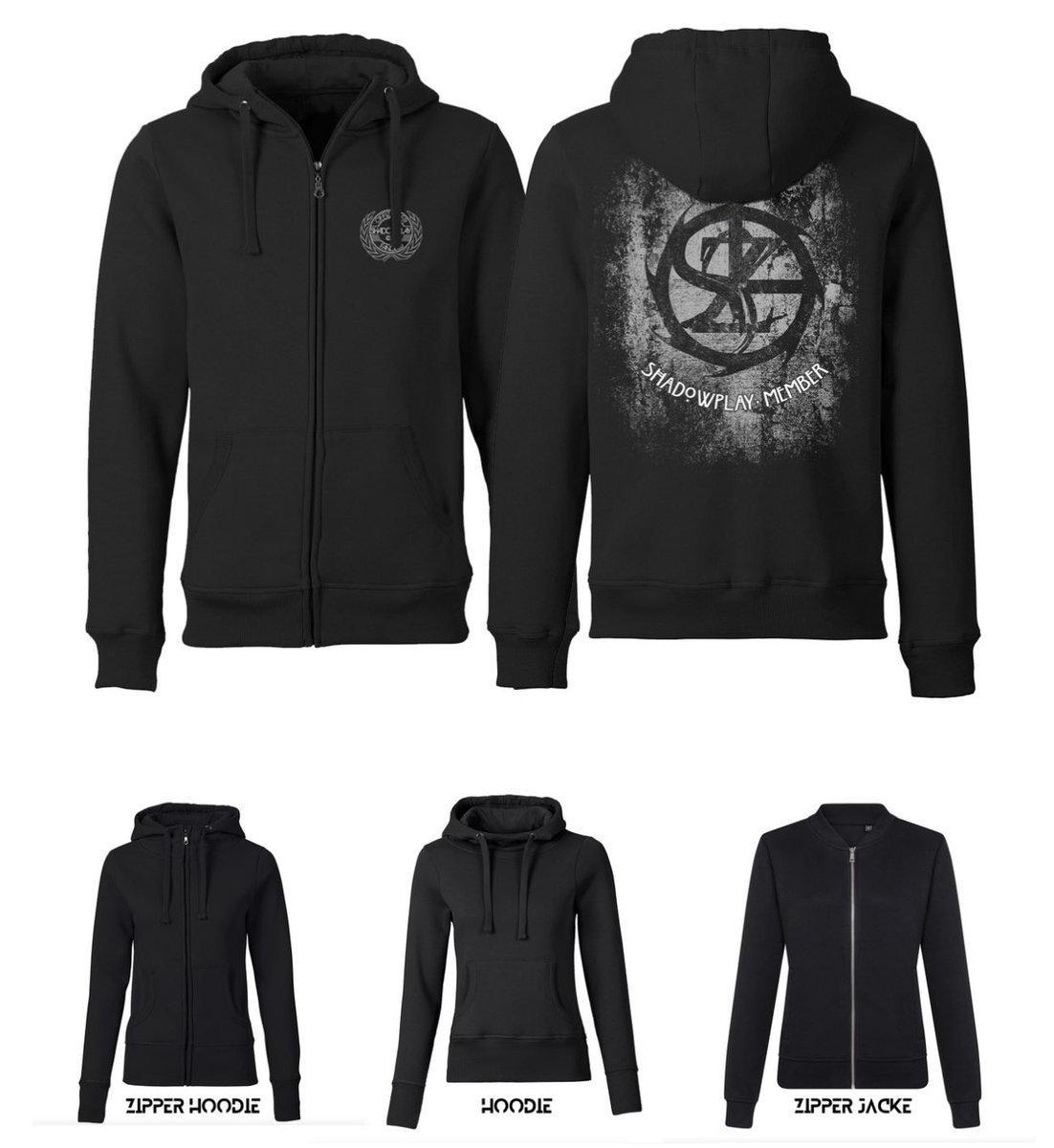 _shadowplay's tweet photo. Letzter Aufruf! Wer noch will, bis Mitternacht zuschlagen! :-) Morgen wird geordert. E-Mail: hoodies@shadowplay-fanclub.de #shadowplay_ev #shadowplay #solarfakeofficial #zeraphineband @solar_fake_official_ #fanclubklamotten #zipperhoodie #zipperjacket #hoodie https://t.co/Y0AkyUd4Fd