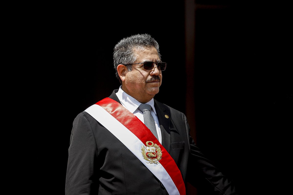 Politica_ECpe's tweet photo. #LOÚLTIMO La secretaría de Prensa de Palacio de Gobierno informa que Manuel Merino, quien asumió la Presidencia el martes, ofrecerá al mediodía un mensaje a la Nación. https://t.co/3Z2gePTFDe