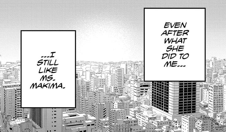rrrgphoenix's tweet photo. Denji skyrocketing in my top MCs fr. Give this man his harem. If there's one protagonist who deserves it, it's him. ๐ญ #csm92 https://t.co/6h2nh2Ohnj