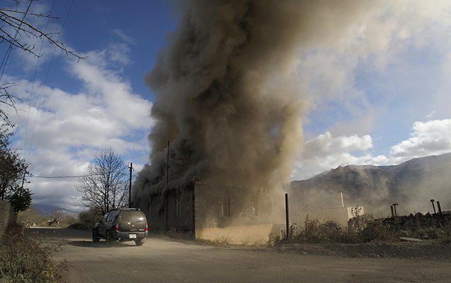 Elliiik's tweet photo. The peacekeepers must take measures against the vicious acts of the Armenians in #Kalbajar! 

#sundayvibes 
#Kalbajar 
#BurningHome 
#EcoTerrorism
#StopArmenianTerrorism 
#aggressorArmenia https://t.co/p1FfL0M6Jg