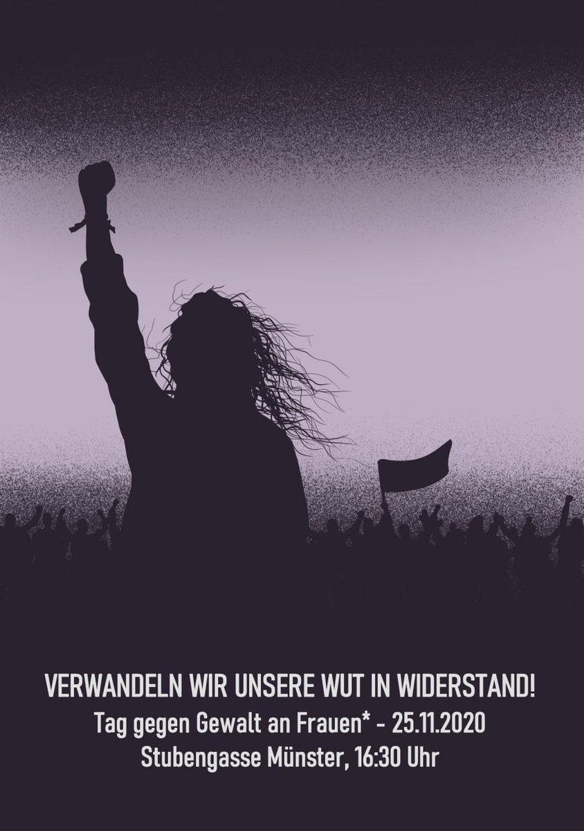 F_StreikMS's tweet photo. Wir werden angefasst, gestalkt, sexuell belästigt, geschlagen, vergewaltigt, ermordet.
Weil wir Frauen* sind.
Es trifft eine* von uns, aber gemeint sind wir alle!
Deshalb schlagen wir gemeinsam zurück!
Kommt mit uns auf die Straße:
25.11., 16:30, Stubengasse.
#NiUnaMenos https://t.co/dk2yjqpQal